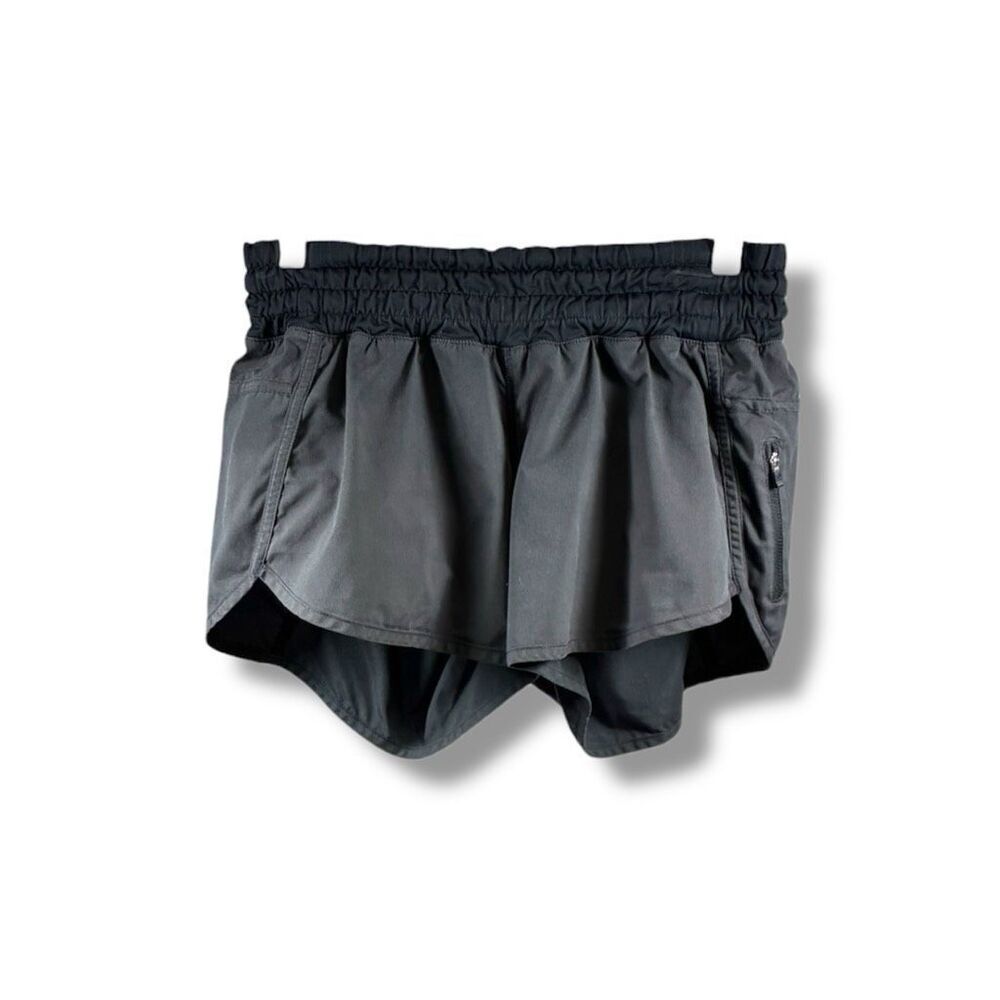 Lululemon Track That High Rise Shorts in Black Size 6 - Picture 1 of 9